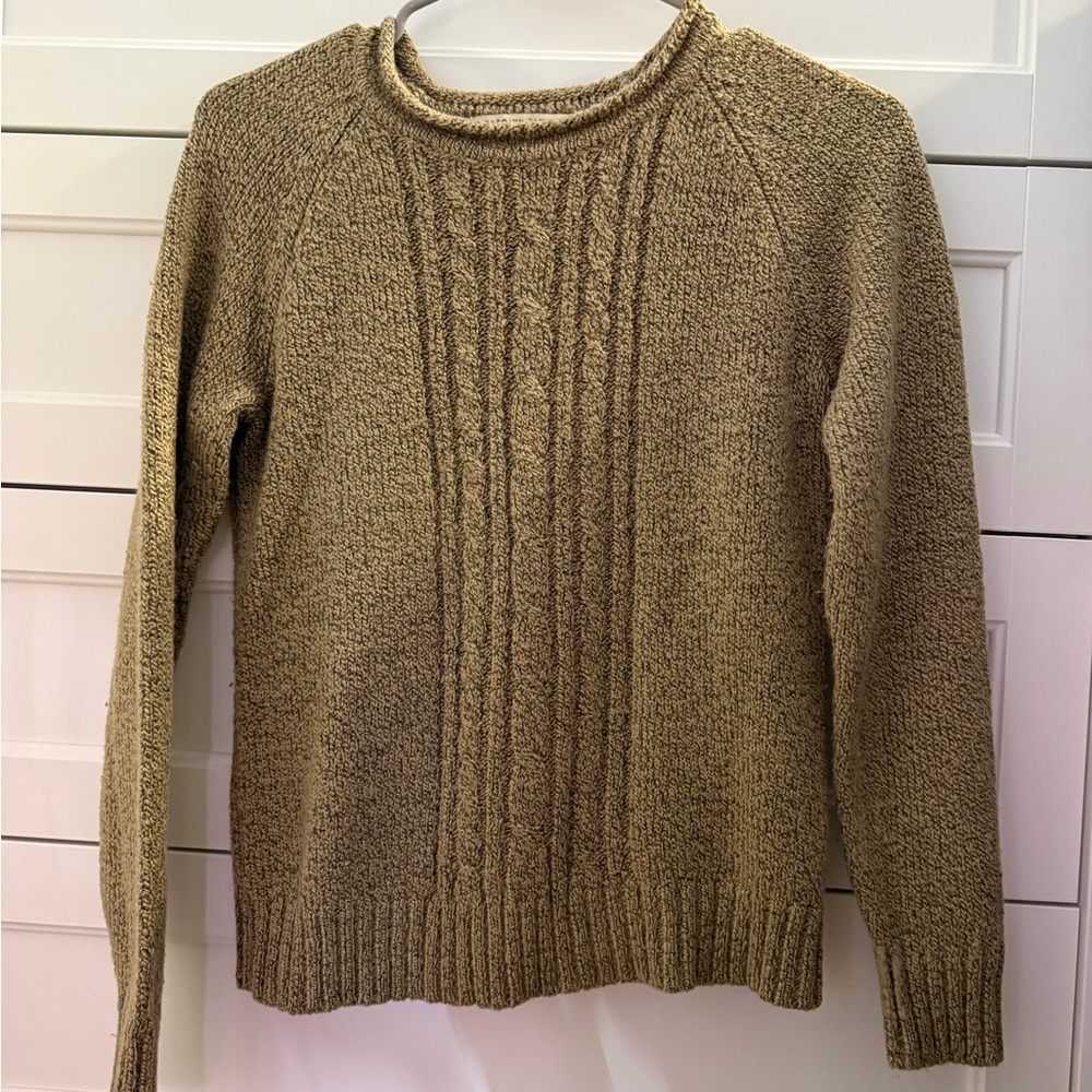 Vintage Carolyn Taylor Cable Knit Sweater - Brown